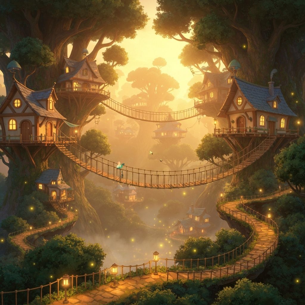 AI artwork - canopy haven